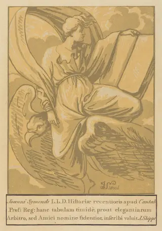Saint John the Evangelist, by John Skippe, ink, 1771