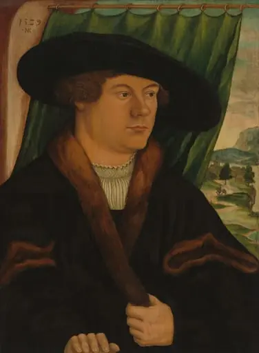Portrait of a Nobleman, by Nicolaus Kremer, oil, 1529