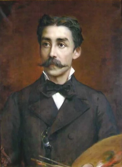 Self-portrait, detail
