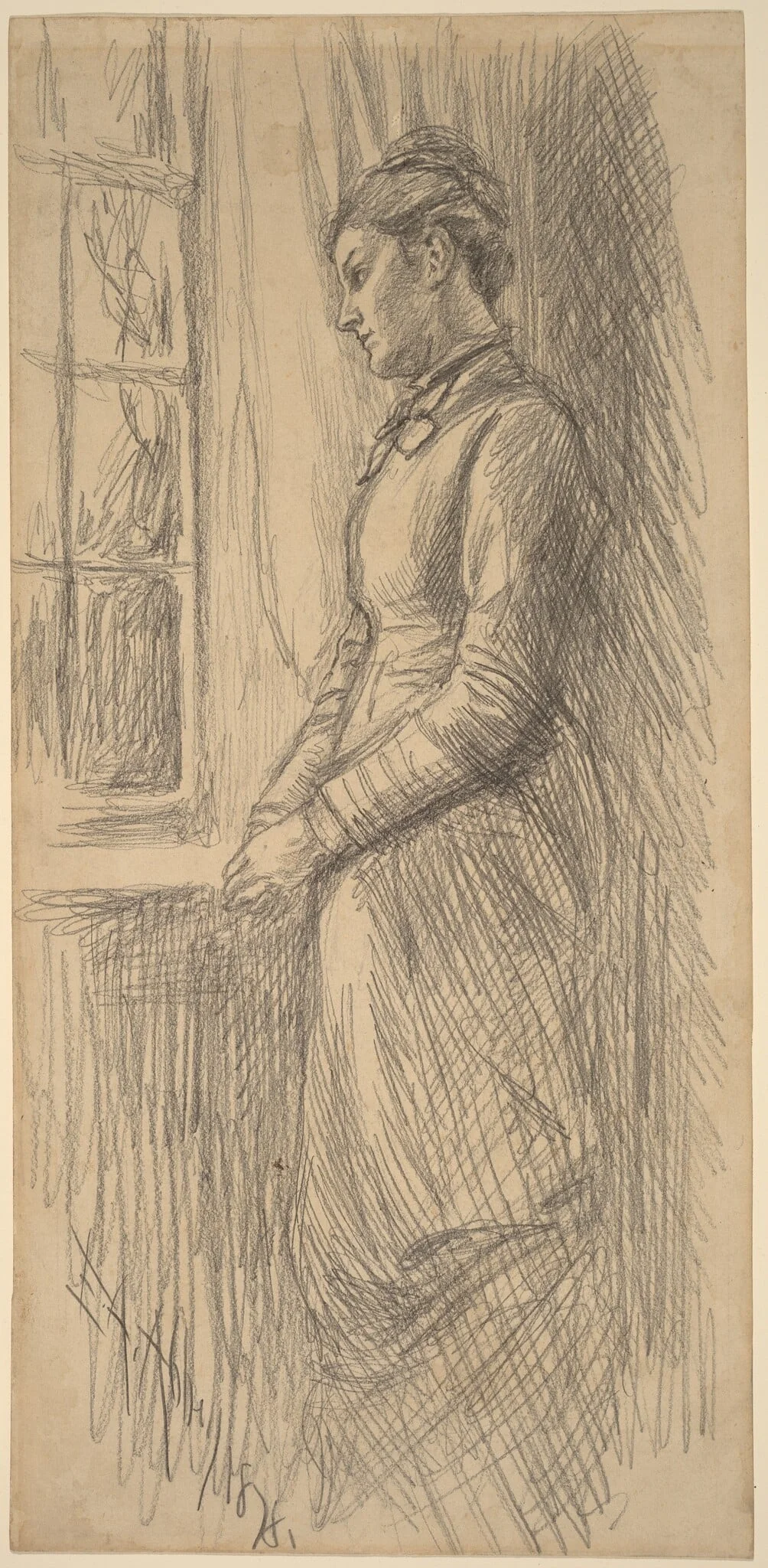 Solitude: Miss Vesta Rollinstall, detail