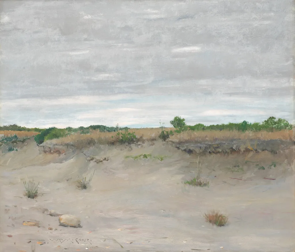 Wind-Swept Sands, by William Merritt Chase, oil, 1894