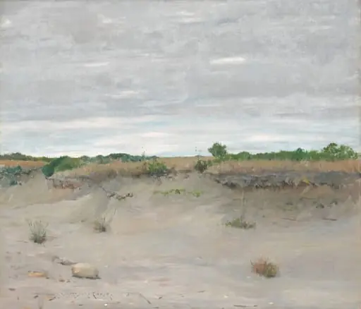 Wind-Swept Sands, by William Merritt Chase, oil, 1894