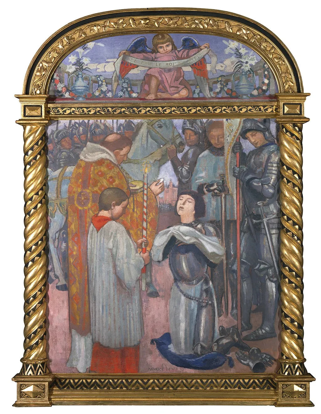 La communion de Jeanne d'Arc, by Maurice Denis, oil, 1909
