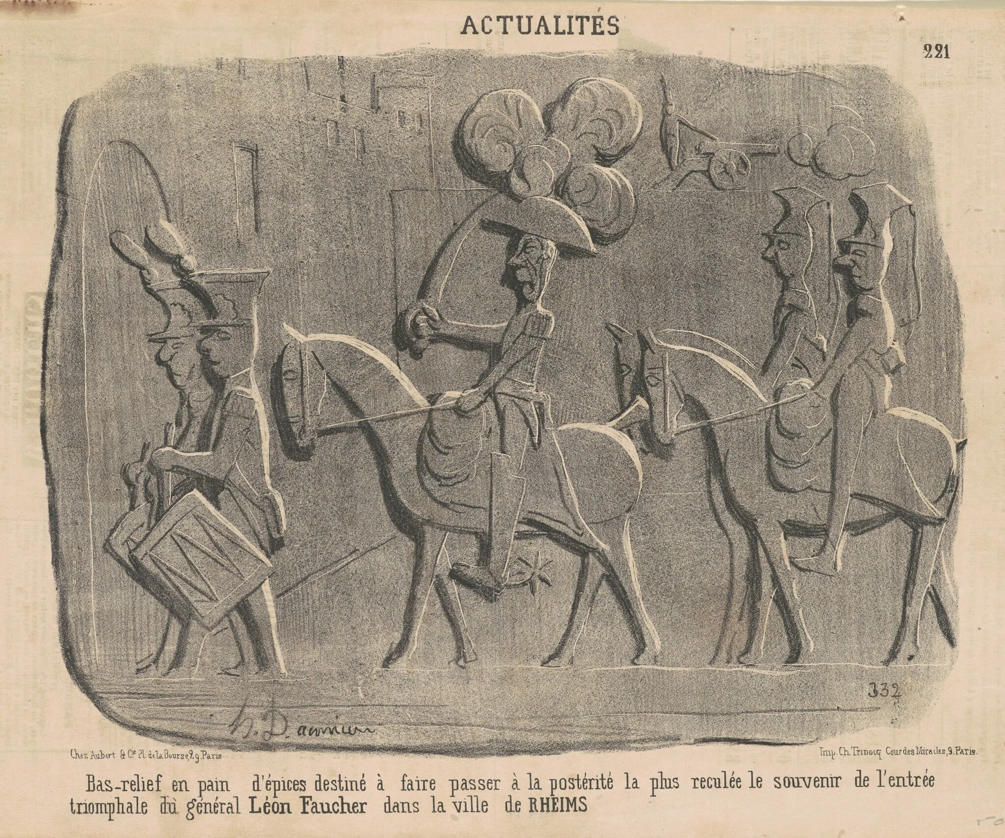 Bas-relief en pain d'épices ..., detail