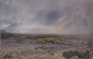 Loch Maree, by Alfred William Hunt, watercolor, 1876