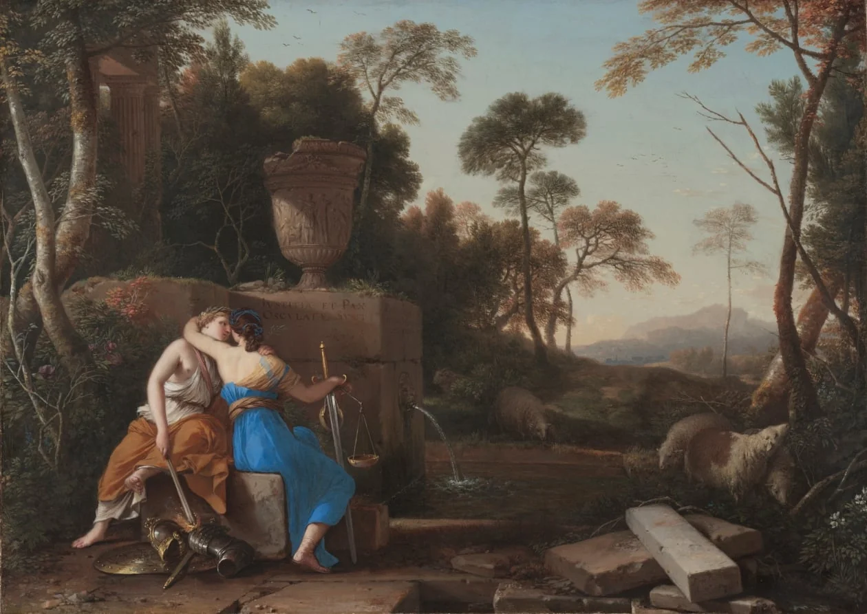The Kiss of Peace and Justice, detail
