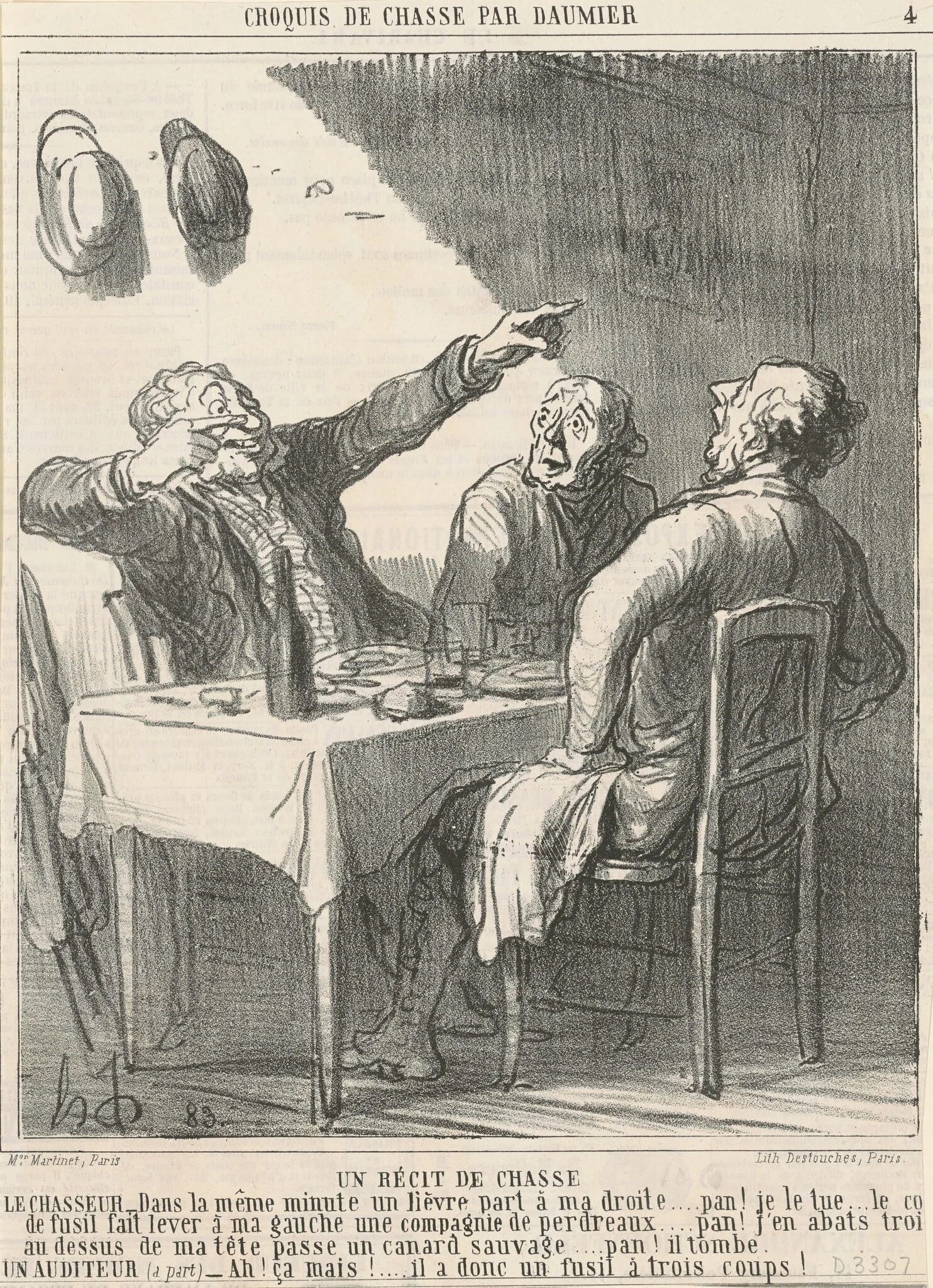 Un récit de chasse, detail