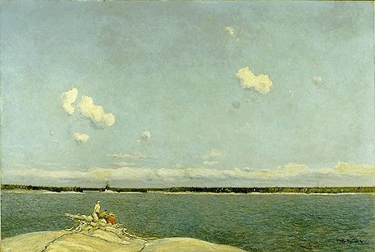 Fine Weather, Georgian Bay, detail