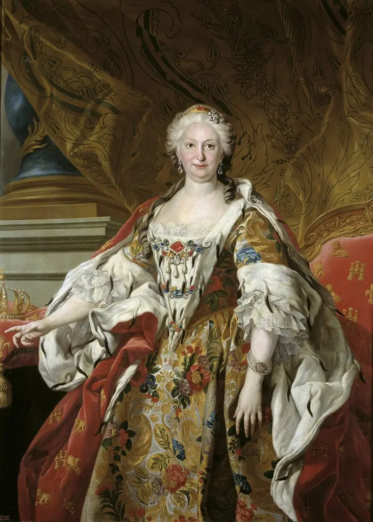 Elisabeth Farnese, Queen  of Spain, by Louis-Michel van Loo, oil, 1739