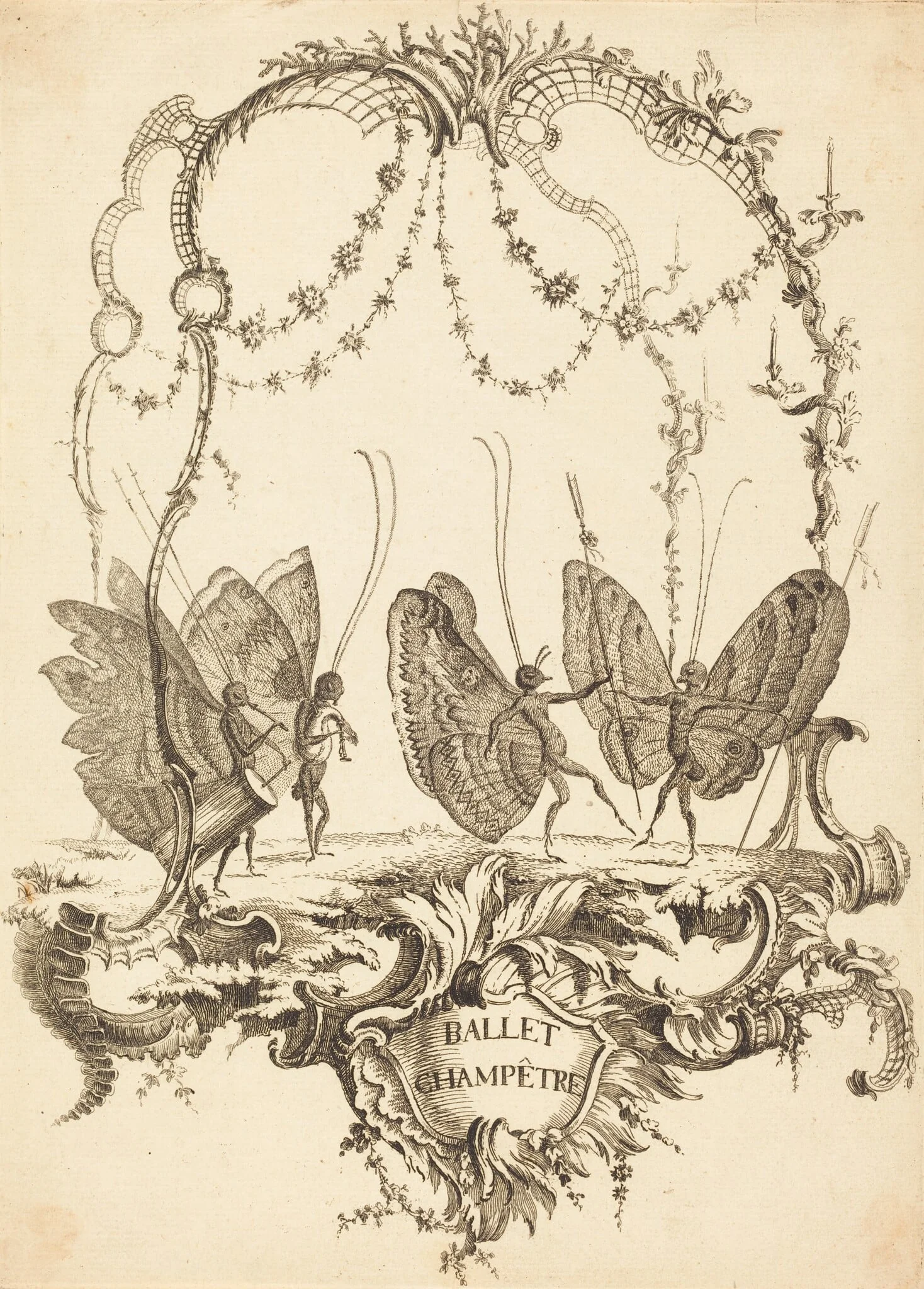 Ballet Champêtre (Country Ballet), detail