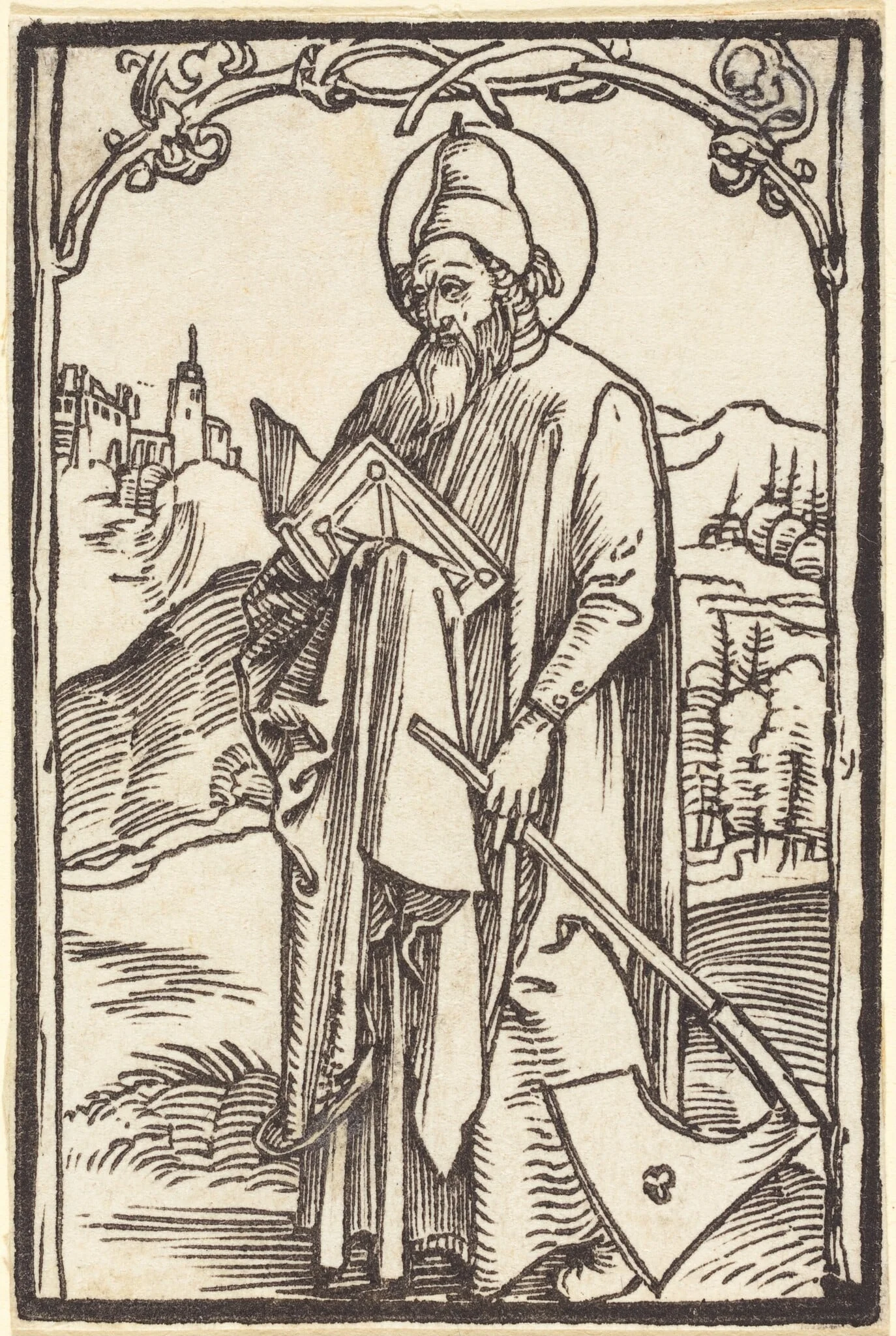 Saint Matthias, detail