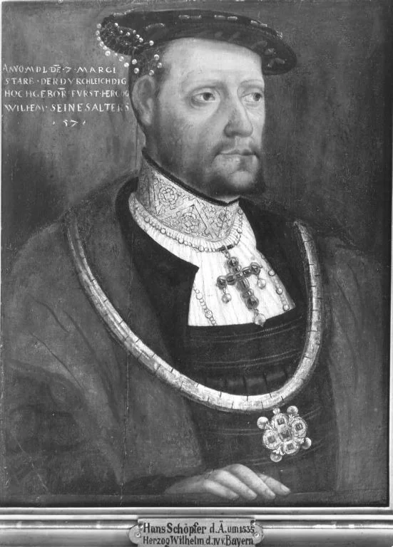 Herzog Wilhelm IV. von Bayern, detail