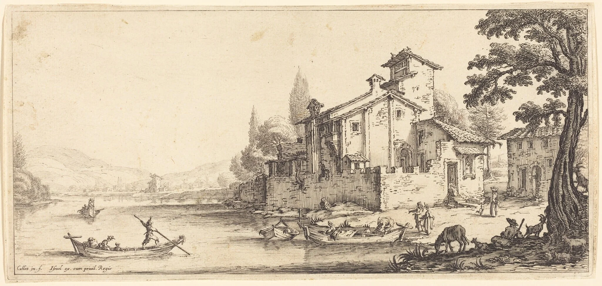 The Walk by the Water, detail