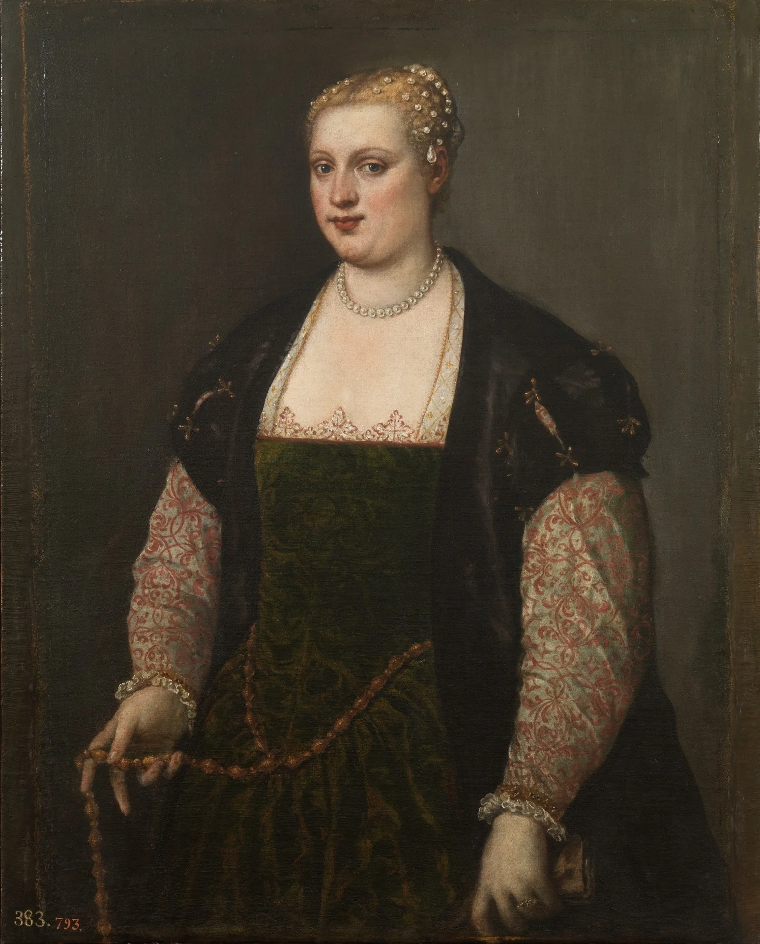 Portrait of a Woman, detail