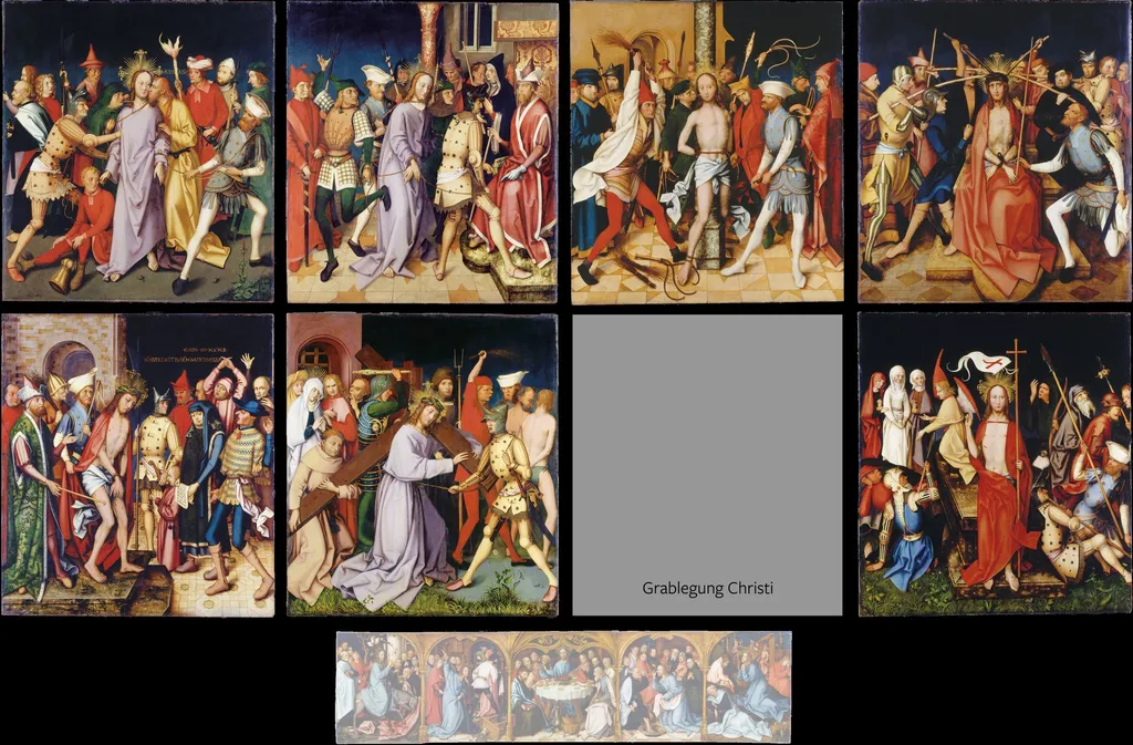 Frankfurt Dominican Altarpiece: Sunday view, by Hans Holbein the Elder, unspecified, 1501
