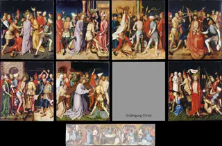 Frankfurt Dominican Altarpiece: Sunday view, by Hans Holbein the Elder, unspecified, 1501