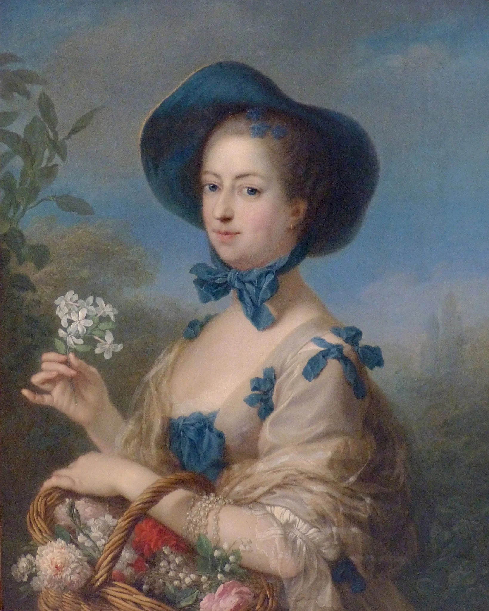 The Marquise de Pompadour as a Gardener, detail