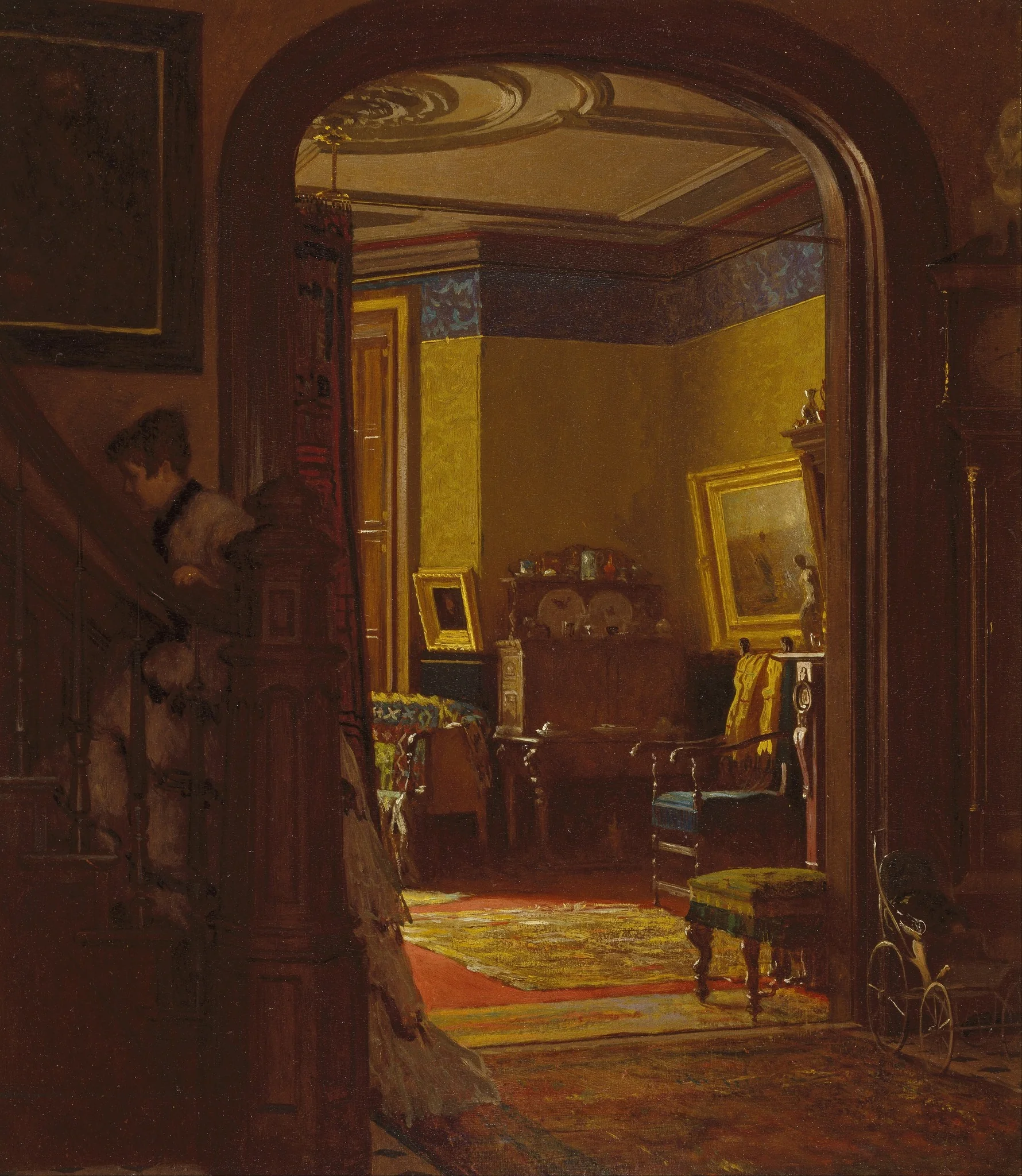 Not at Home, detail