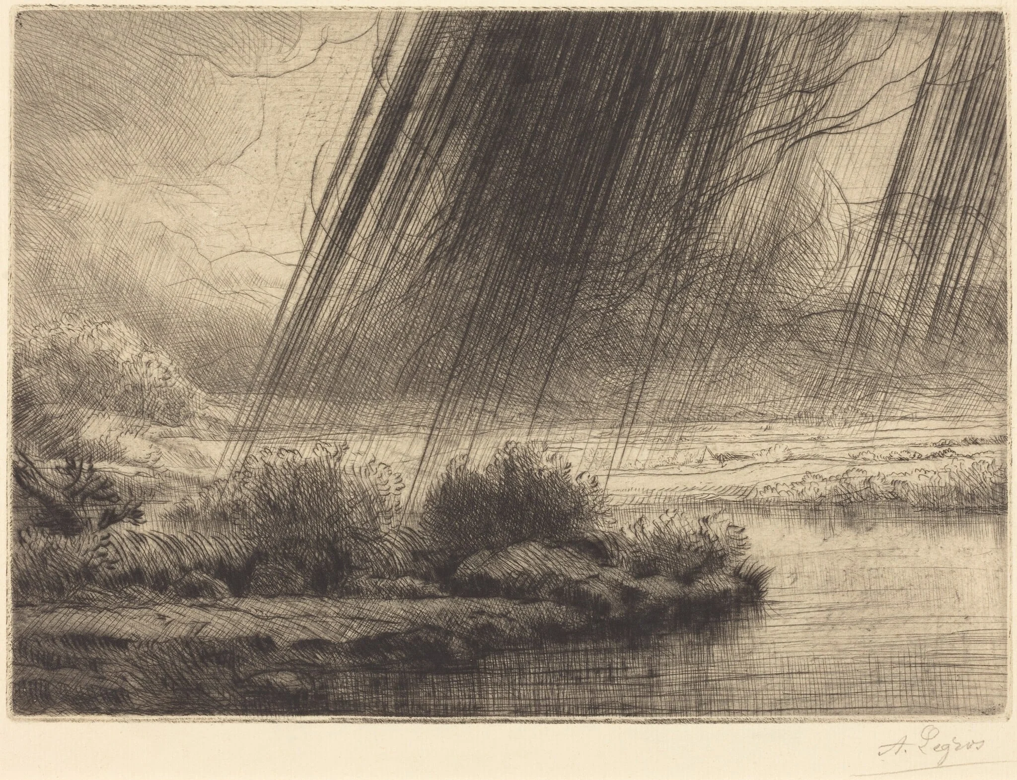 Storm (Un orage), detail