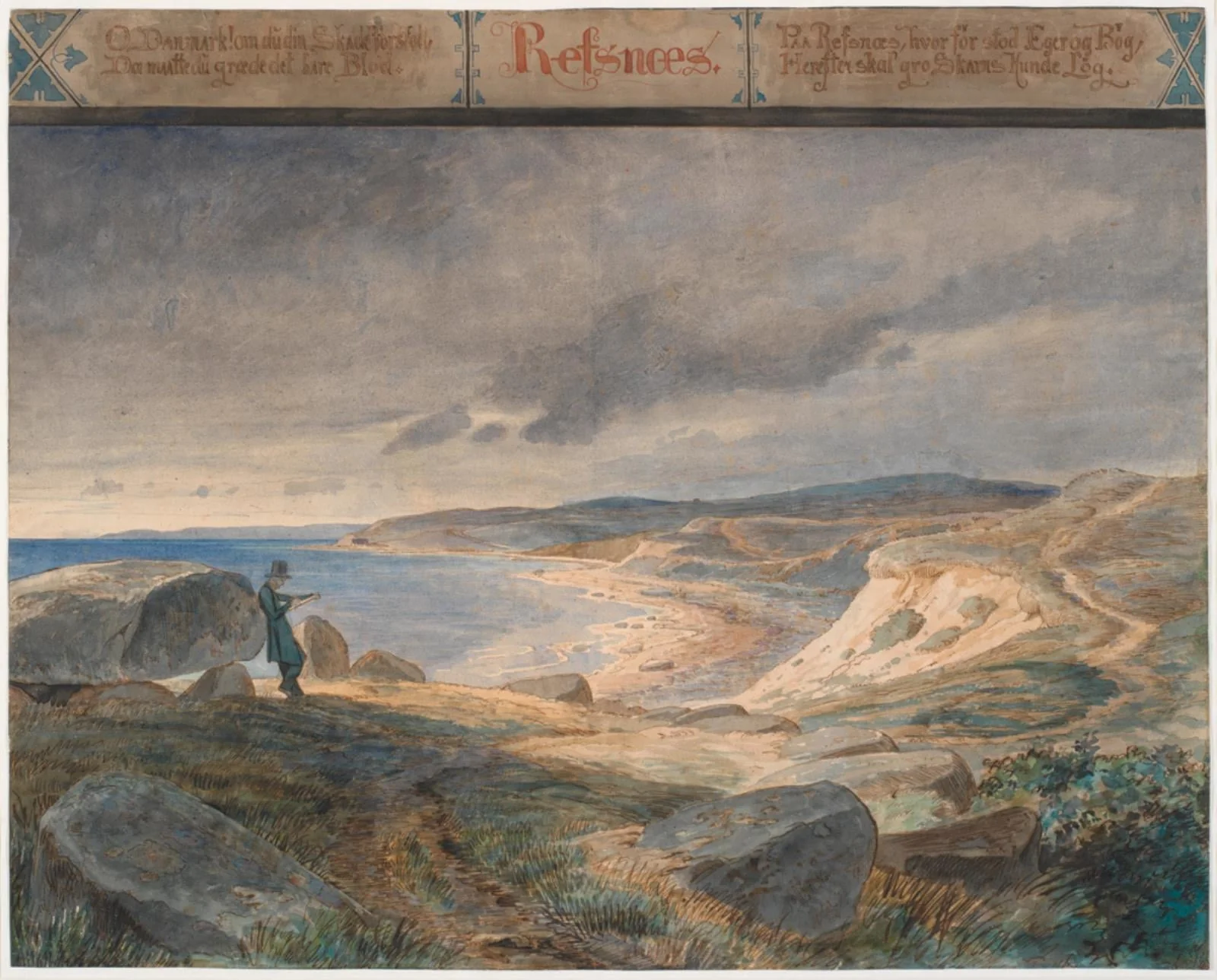 Refsnæs, Kystlandskab, detail