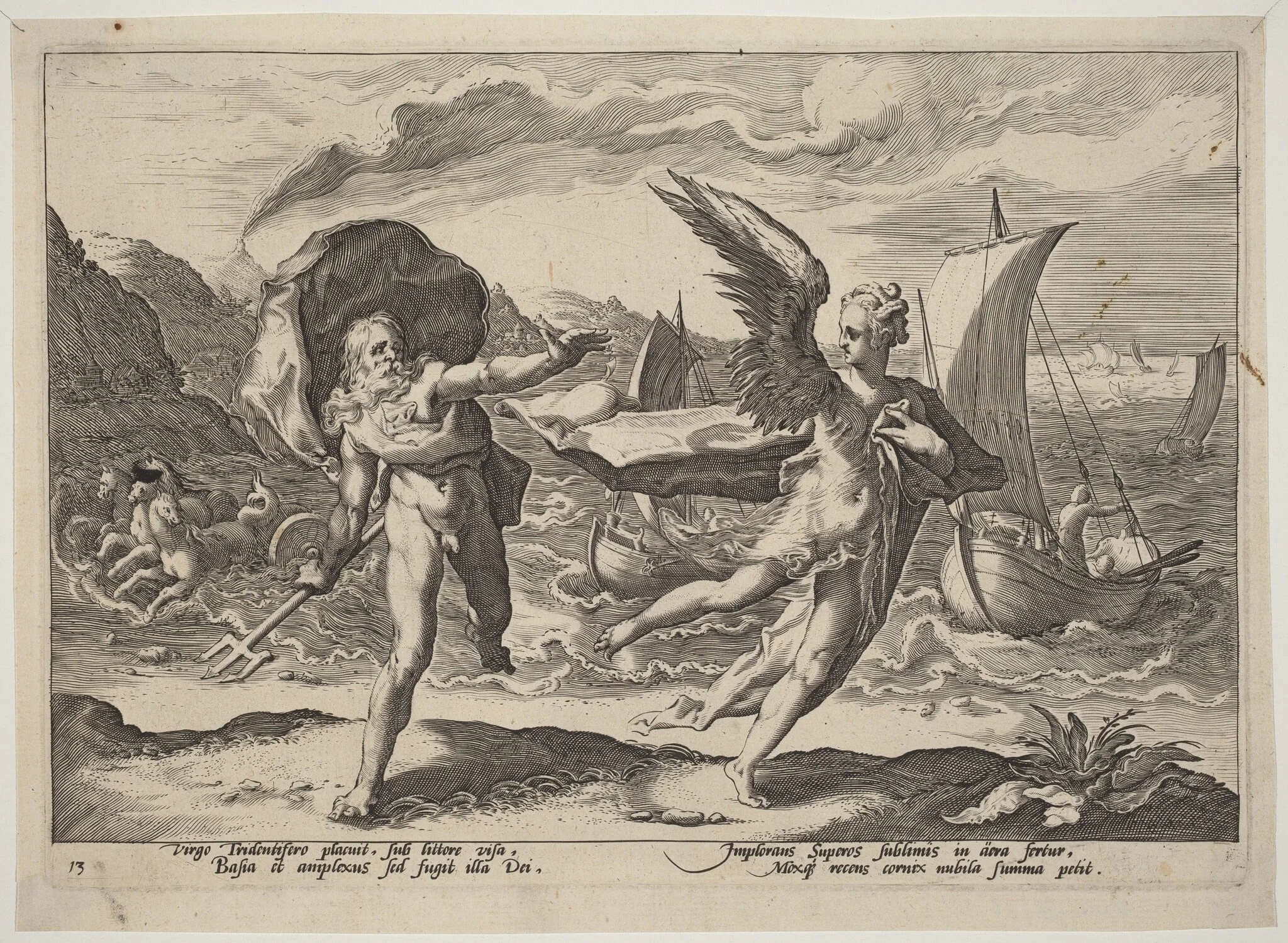 Coronis Changed into a Crow, detail