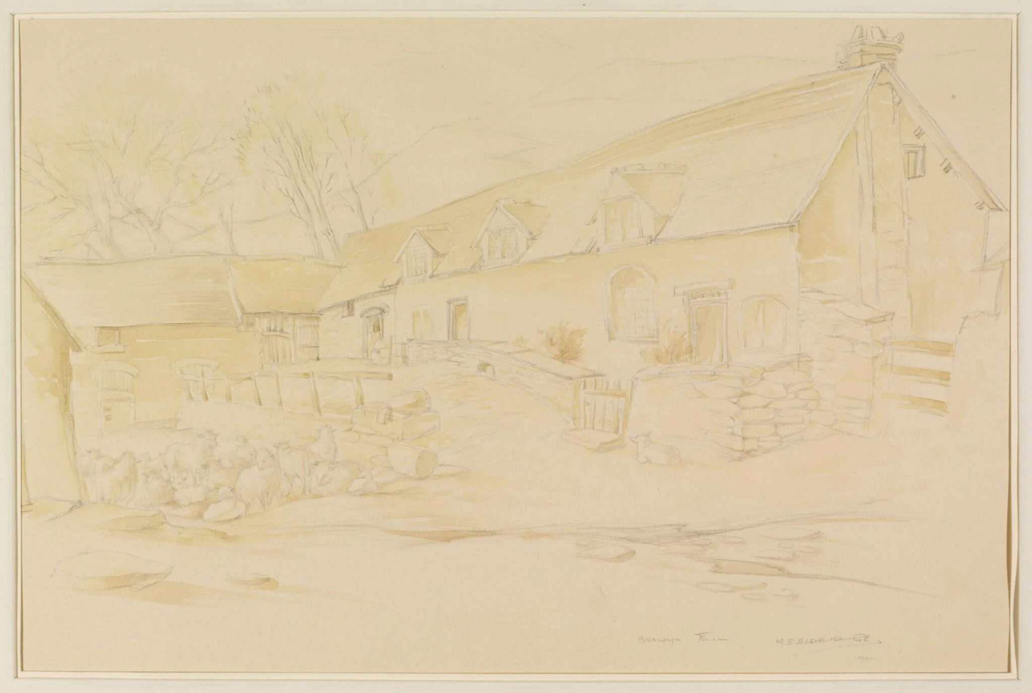 Berwyn Farm, Swch Cae Rhiw, Denbighshire, detail