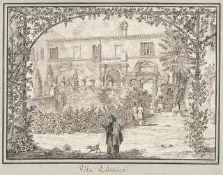 Villa Palatina, by Peter von Hess, 1830