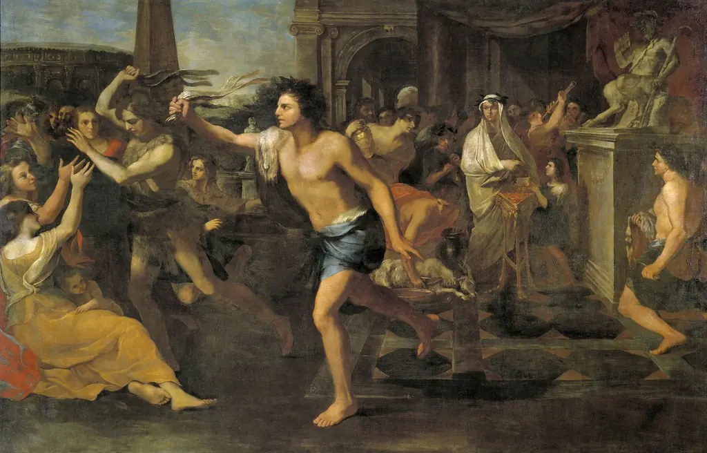 Fiestas Lupercales, by Andrea Camassei, oil, 1635