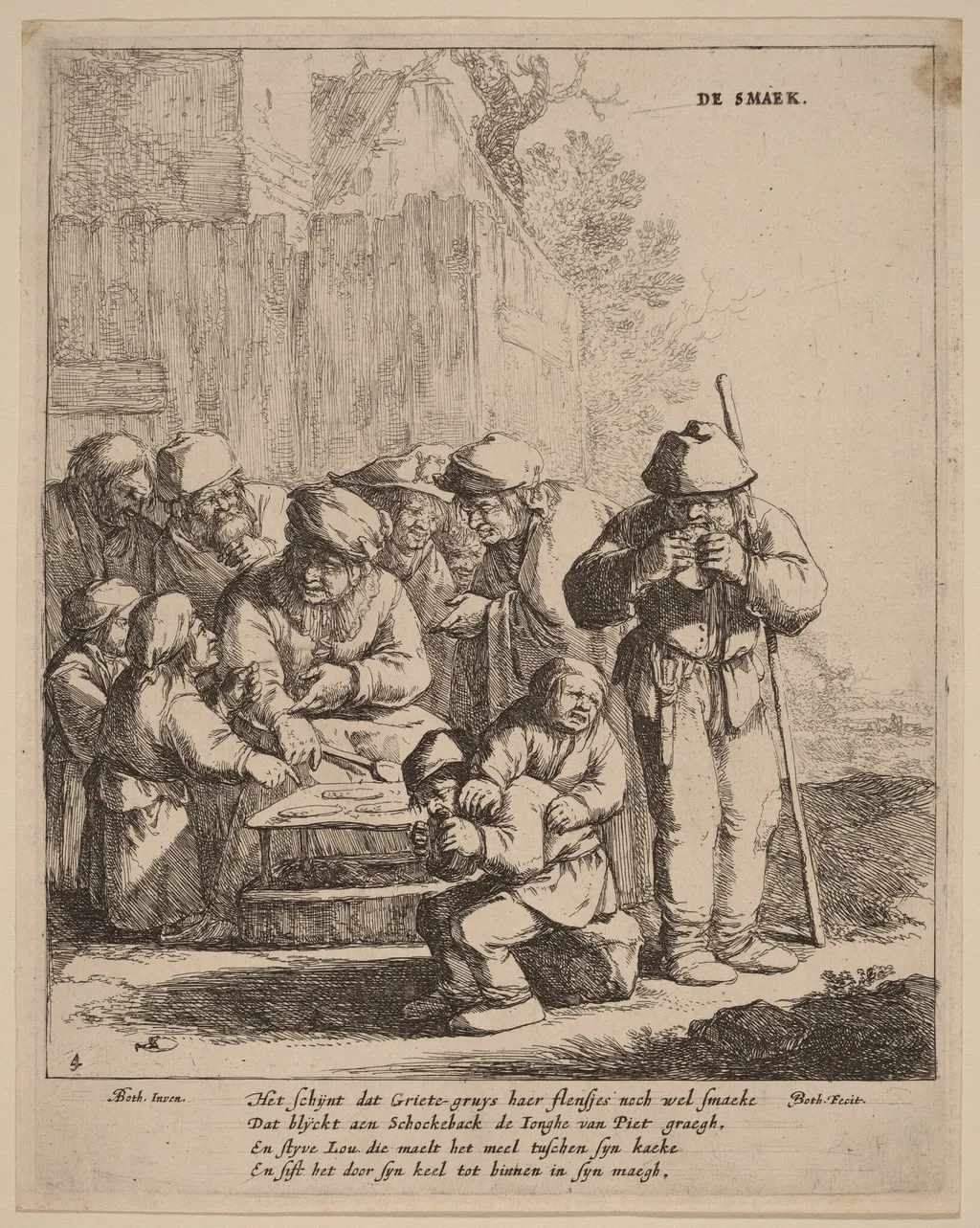 De Smaek (Taste), by Jan Both, ink