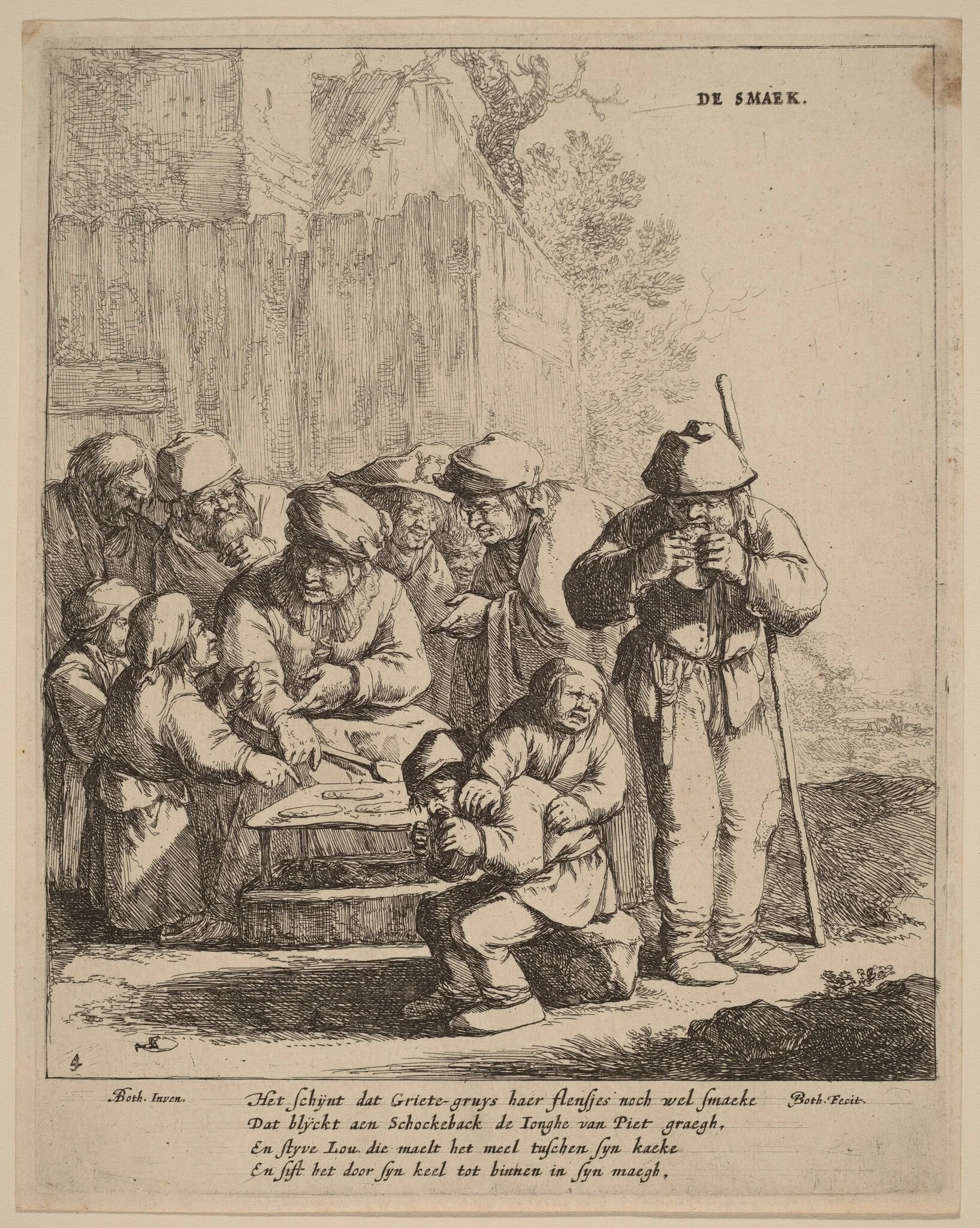 De Smaek (Taste), detail
