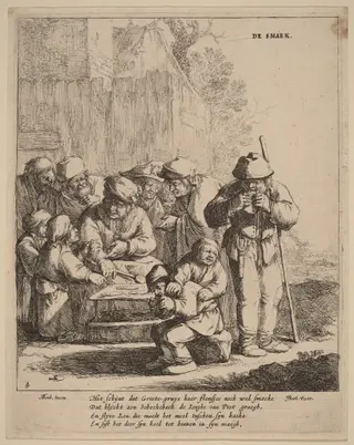 De Smaek (Taste), by Jan Both, ink