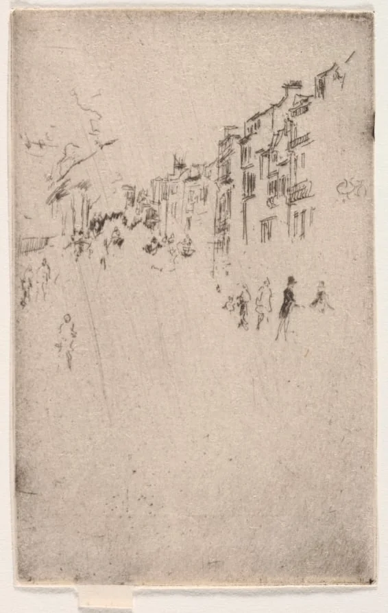 A Fragment of Piccadilly, detail
