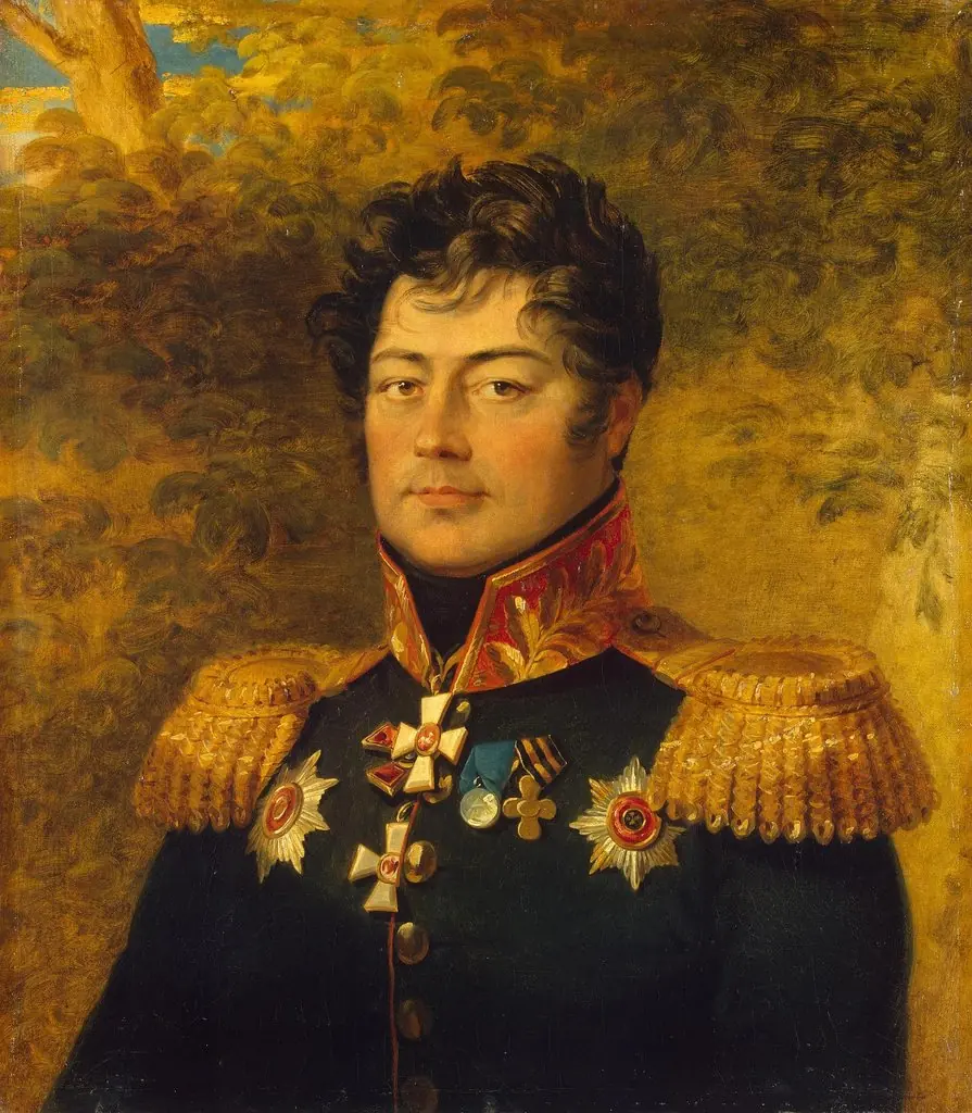 Portrait of Semyon D. Panchulidzev (1767-1817) (2nd), by George Dawe, oil, 1823