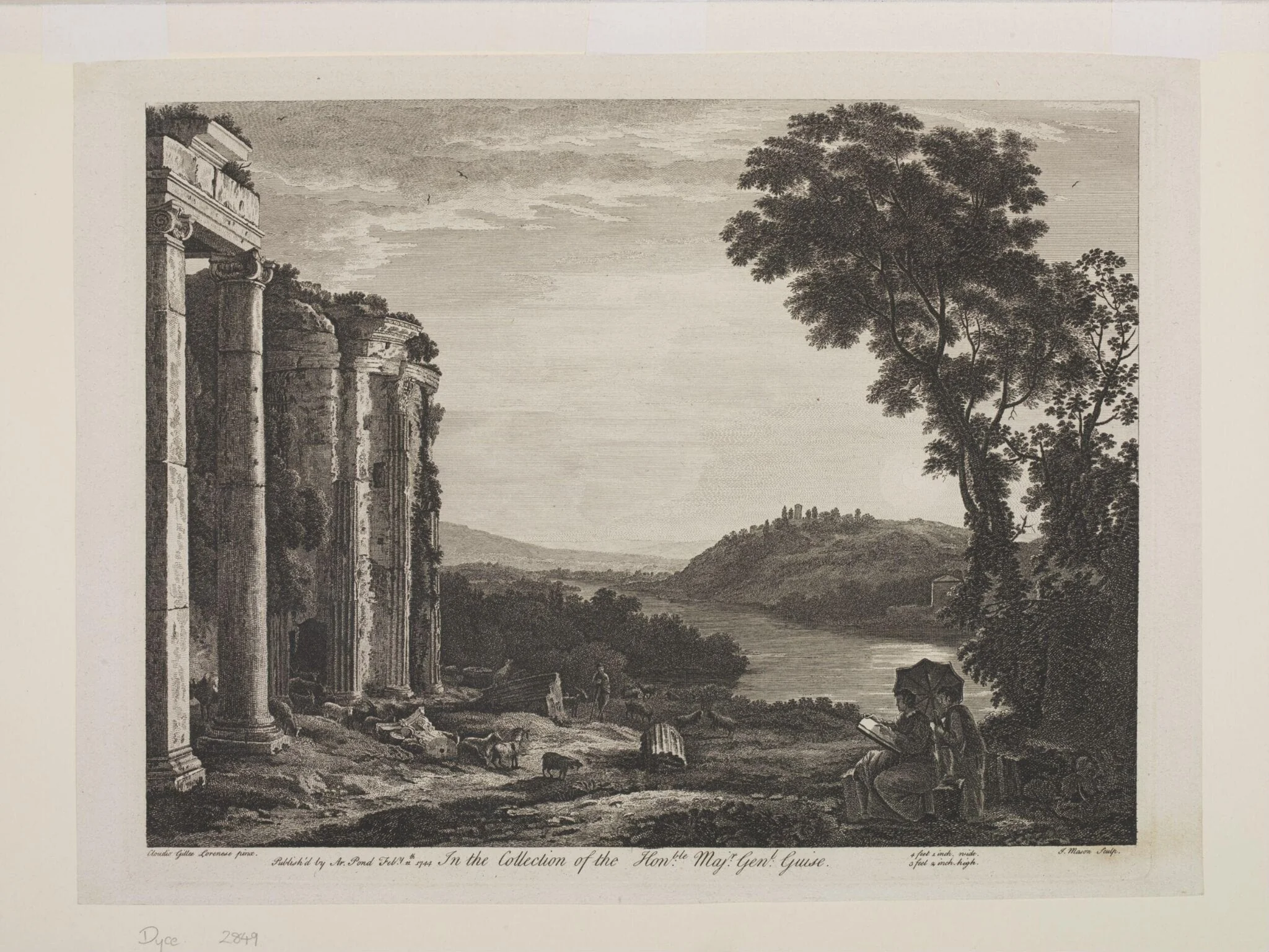 Landscape with Ruins, detail