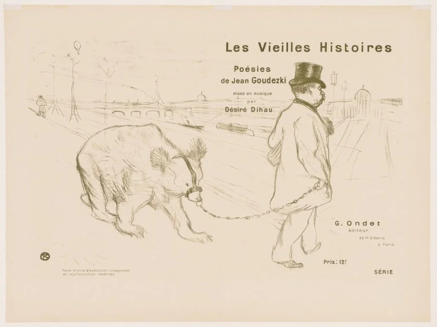 Les Vieilles histoires: Couverture - Frontispiece, detail