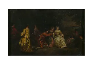 Fête Champêtre, by Jean-Antoine Watteau, oil