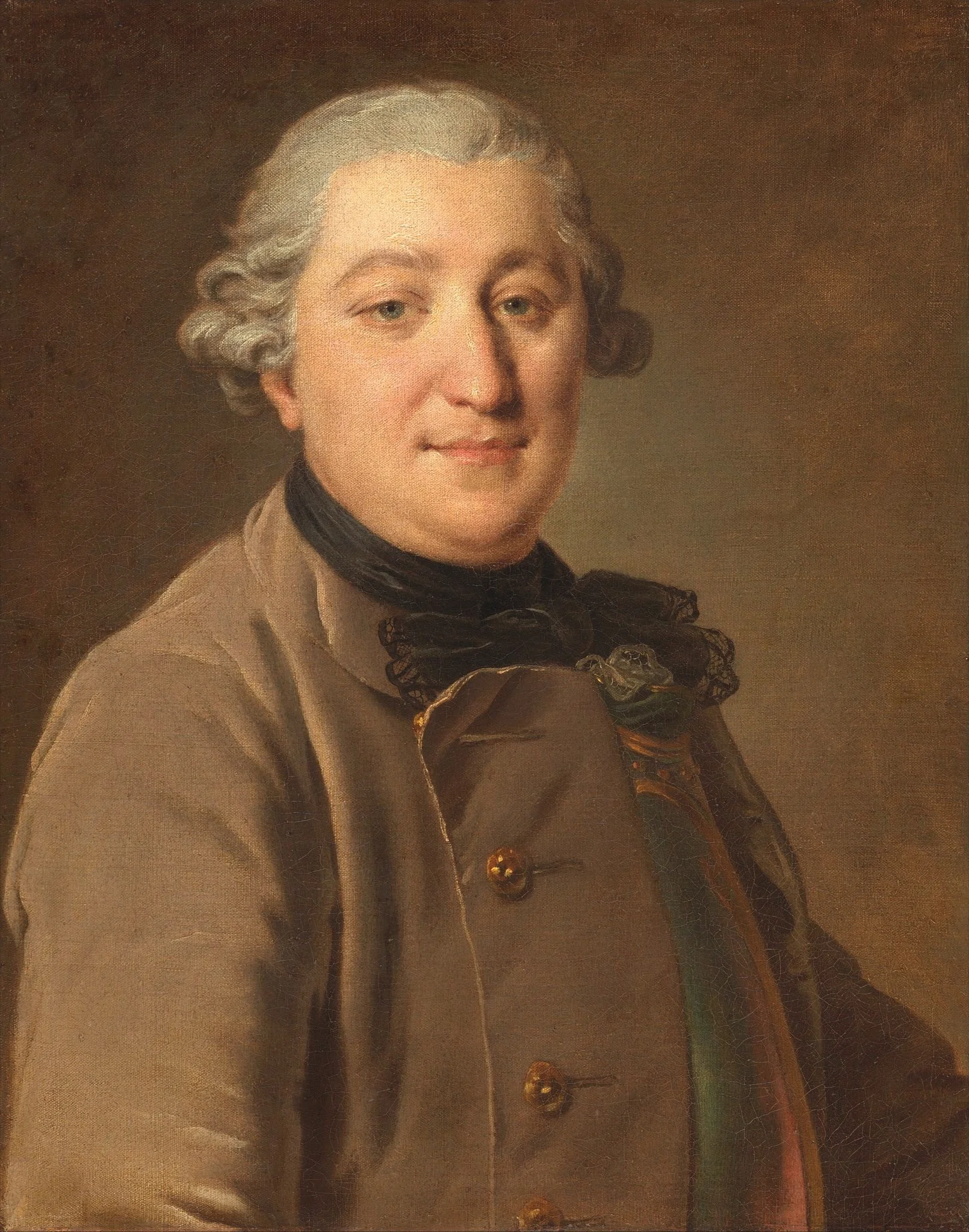 Portrait of Count Ivan G. Orlov, detail