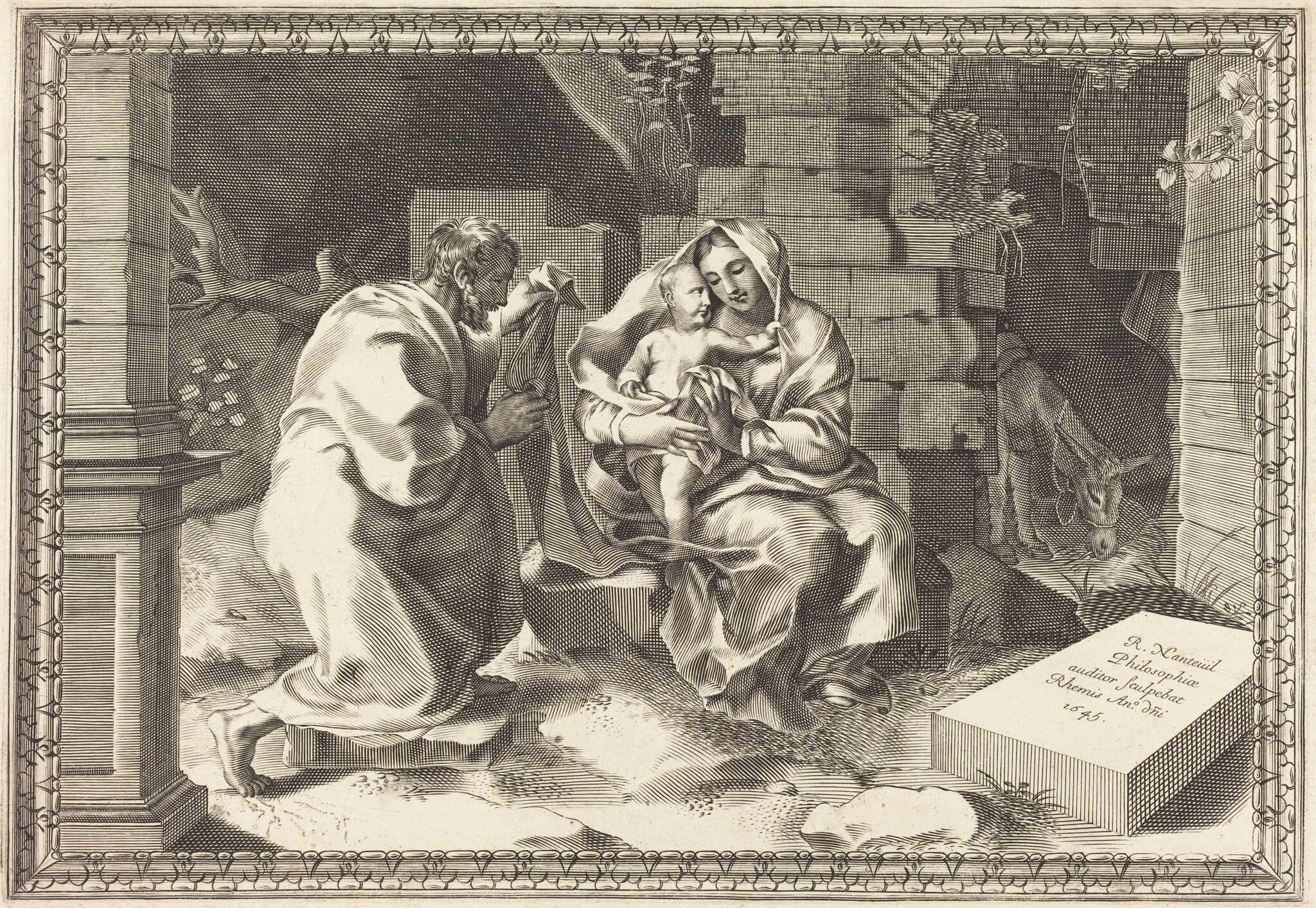 The Holy Family, detail