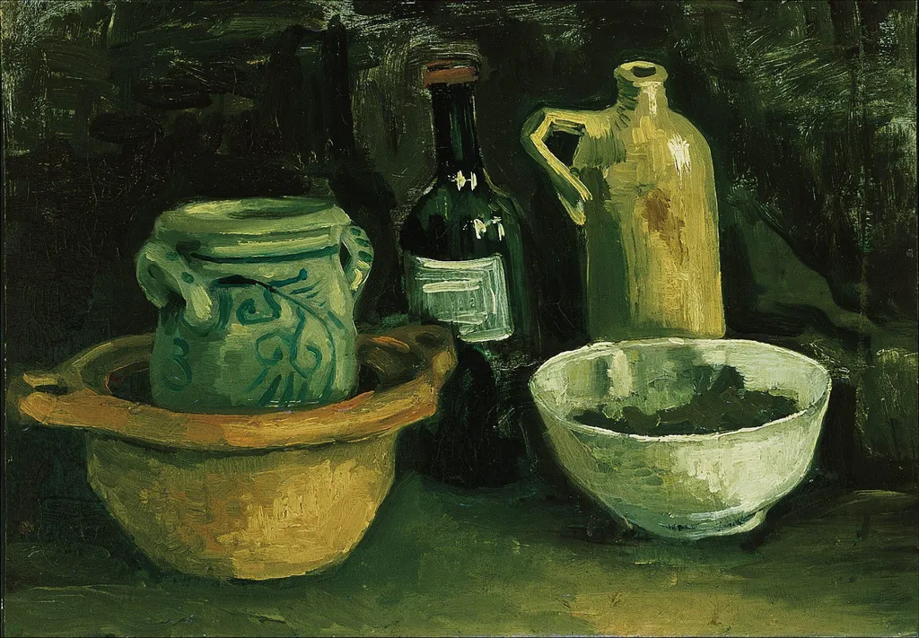 Still Life (F.1972.44.P), by Vincent van Gogh, oil, 1884