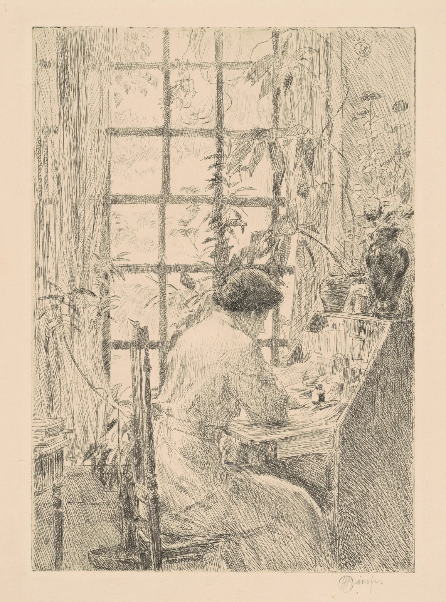 The Writing Desk, detail