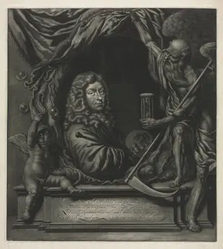 Self-Portrait, by Michiel van Musscher, 1685