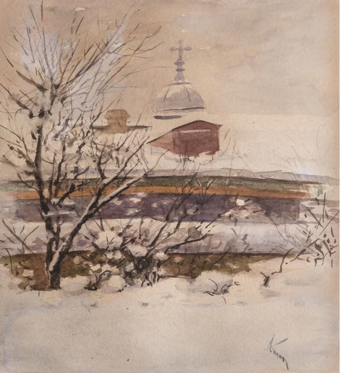 Iarna, detail