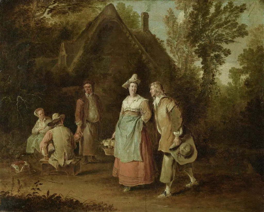 The Approach, by Peter Angellis, paint, 1727