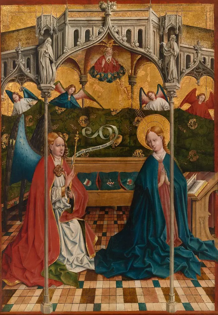 The Annunciation, by Johann Koerbecke, unspecified, 1438
