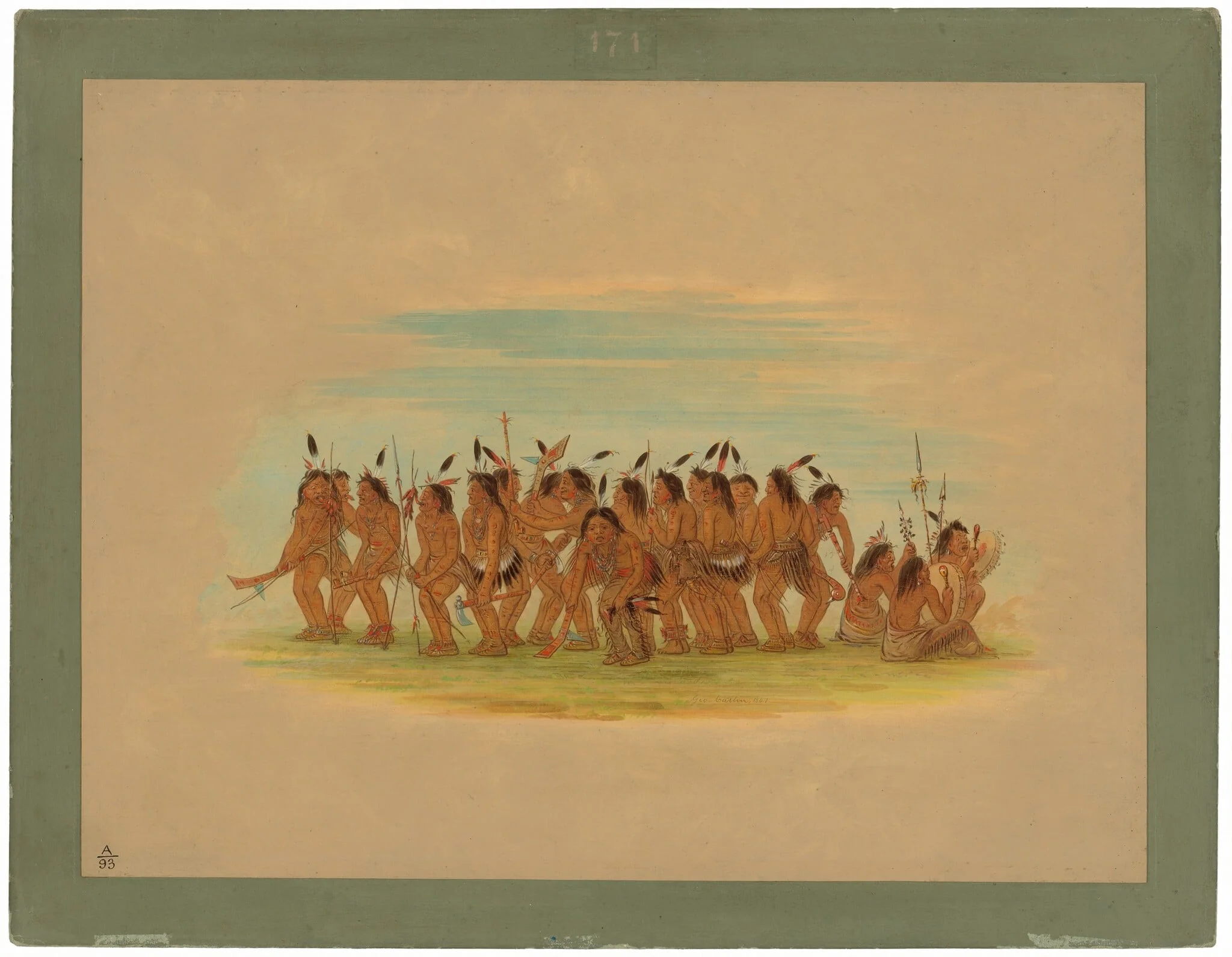 Dog Dance - Sioux, detail