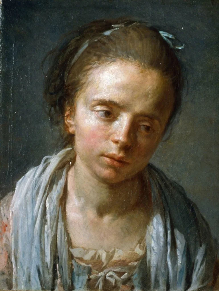 Portrait of a Girl, detail