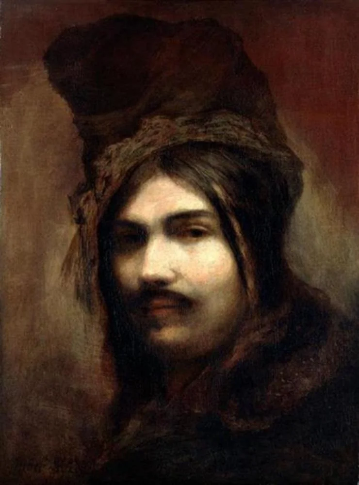 Portrait of a Hajduk with cap, detail