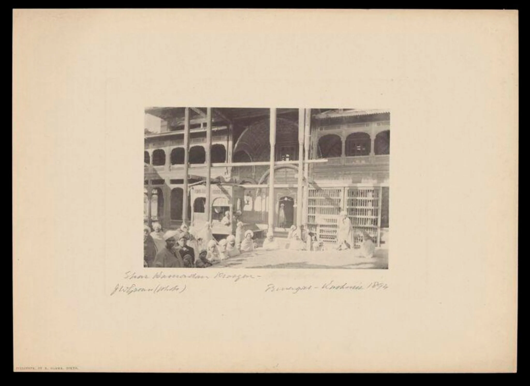 Shah Hamdan Mosque, Srinagar, Kashmir, detail