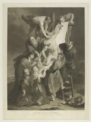 Descent from the Cross, by William Satchwell Leney, 1785