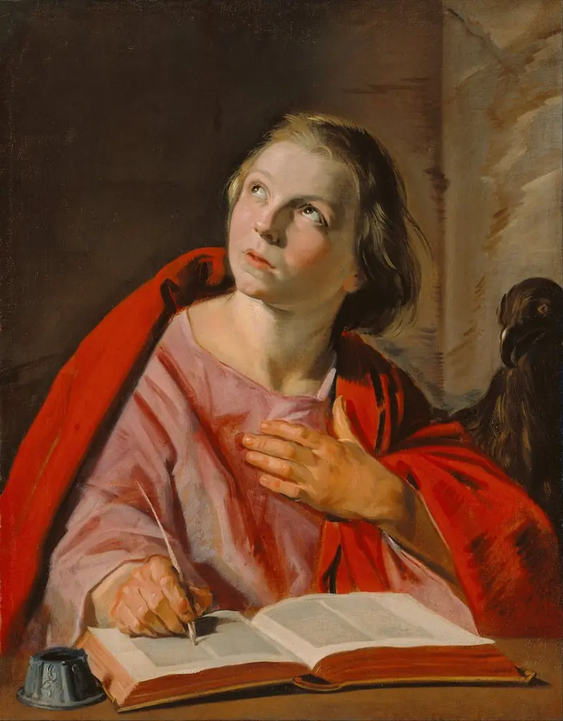 Saint John the Evangelist, by Frans Hals, oil, 1625
